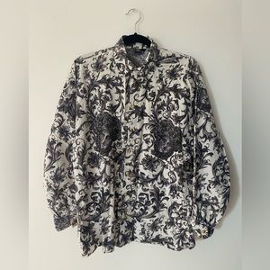 Vintage 90’s Medusa Versace men / unisex oversized shirt SMALL